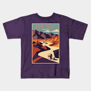 Death Valley National Park Vintage Travel  Poster Kids T-Shirt